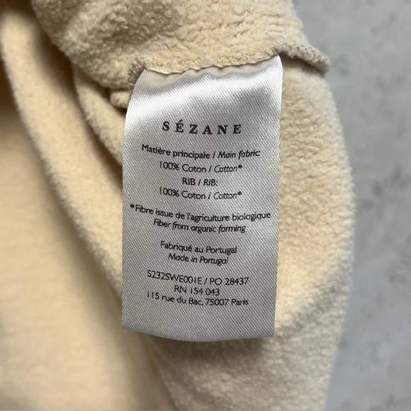 Sezane Cotton Sweatshirt with Red Heart - Picture 5 of 5